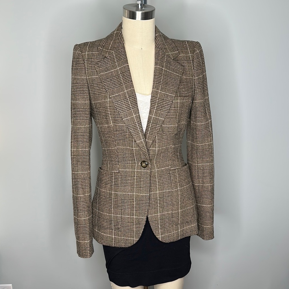 Rachel Zoe Plaid Blazer - size 4